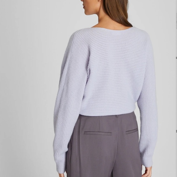 Cashmere Cross Front Sweater- Brand New- NEVER WORN- BLUSH PINK - ask for pics - Picture 7 of 10